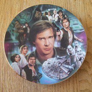Star Wars Hamilton Collection Plate Hans Solo #1555C